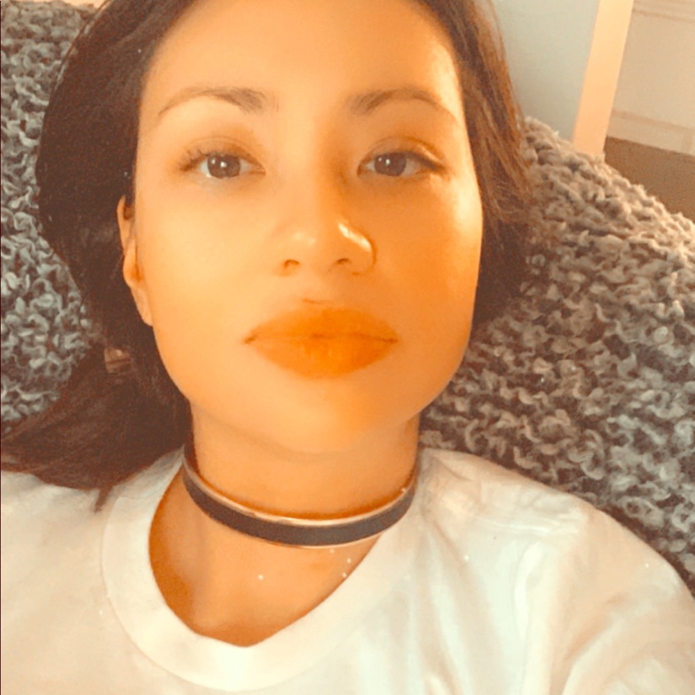 Rose Gold Metal and Faux Leather combo choker